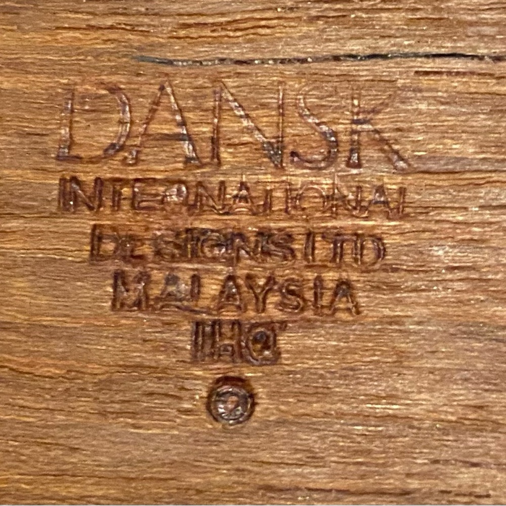 Vintage Dansk Mid Century Modern Teak Rosewood Cheese Charcuterie Board Tray - Picture 6 of 7